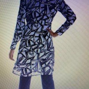 Kasper Women's Abstract Geometric Topper